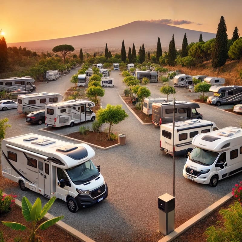 parcheggio camper catania